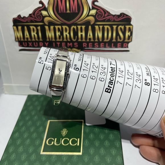 Gucci Bangle Watch size 6 inches comes with box.Preloved. - Picture 11 of 16